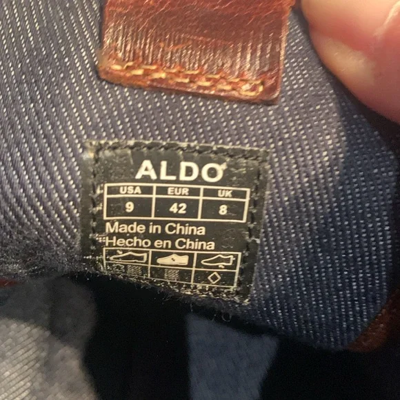 Aldo Brown Leather Boots with Moccasin Toe - Picture 6 of 12